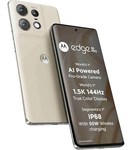 モトローラ edge 50 pro 12GB/256GB ブラックビューティー Motorola Edge 50 Pro (Black Beauty, 12+256) : Amazon.in